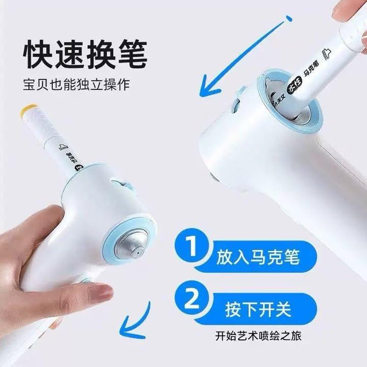 Electric Airbrush Art Set for Kids (3)