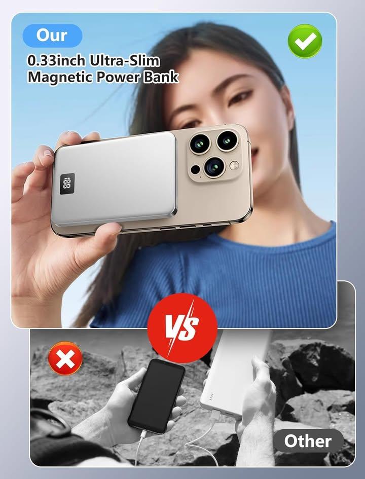  超薄磁吸無線充電流動電源 (8)