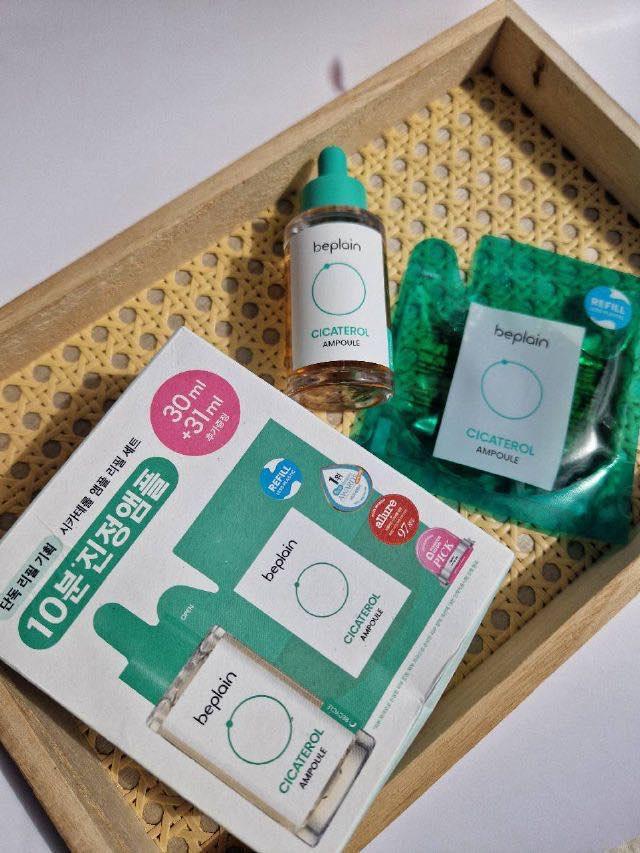 Beplain 升級版積雪草修復精華特惠裝 30ml+31ml Refill (5)