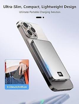  超薄磁吸無線充電流動電源 (2)