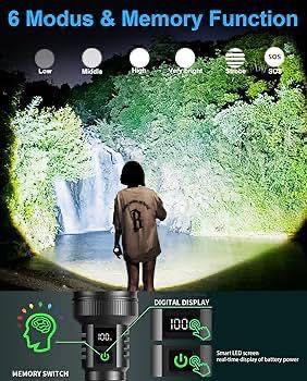 ASORT 高亮度可充電手電筒 (11)