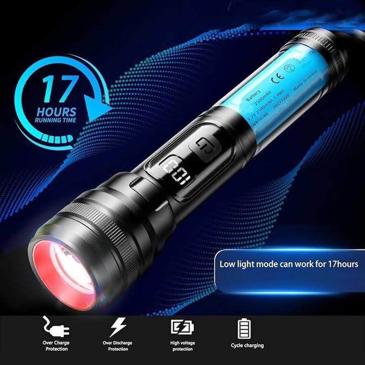 ASORT 高亮度可充電手電筒 (7)