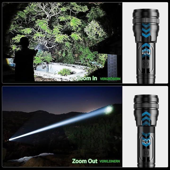 ASORT 高亮度可充電手電筒 (3)