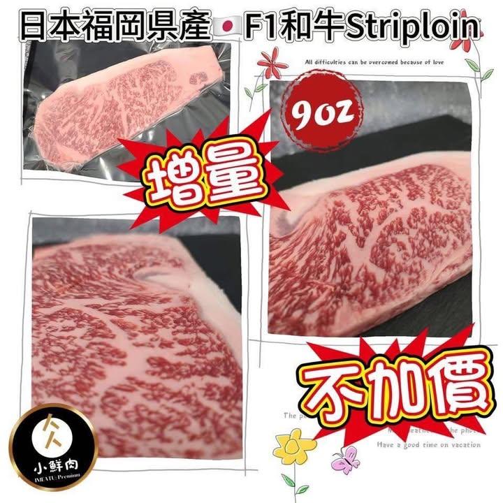 9安士日本F1國產和牛Striploin