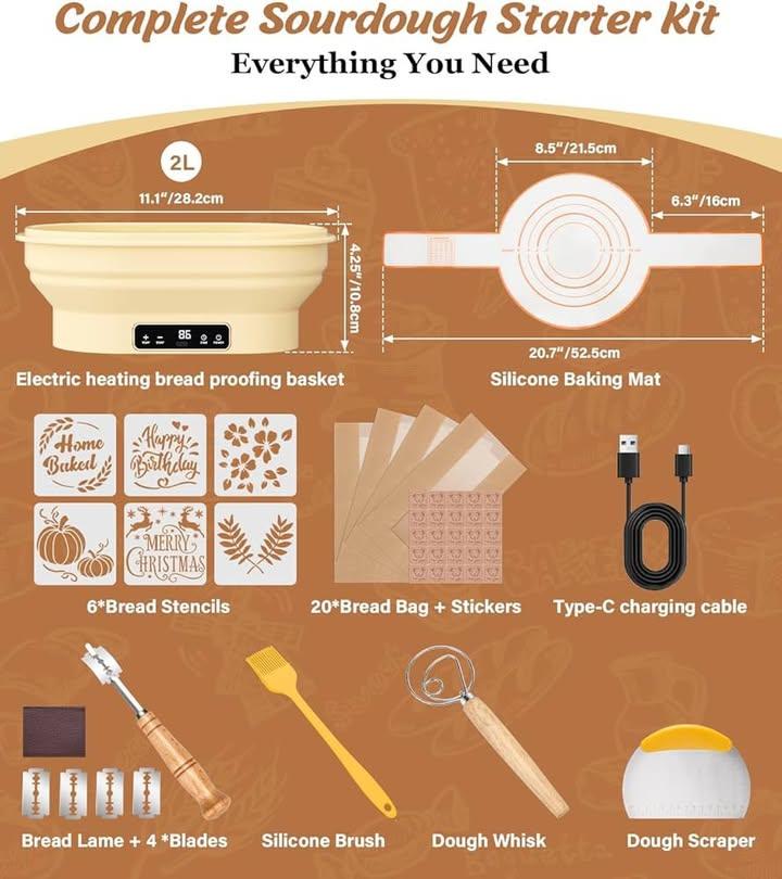 Sourdough 酸種麵包發酵神器套裝 (3)