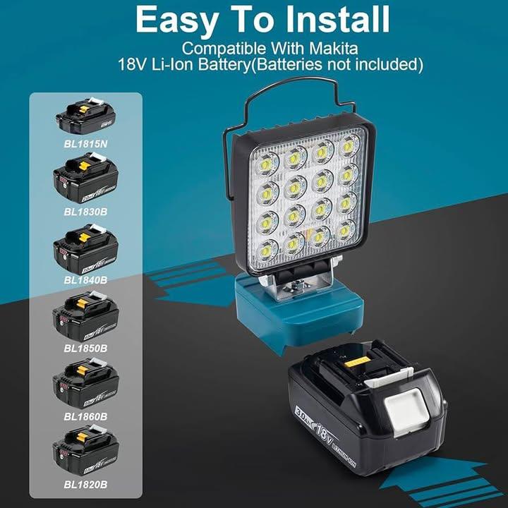 無線 18V 專業級 LED 工作燈 (2)