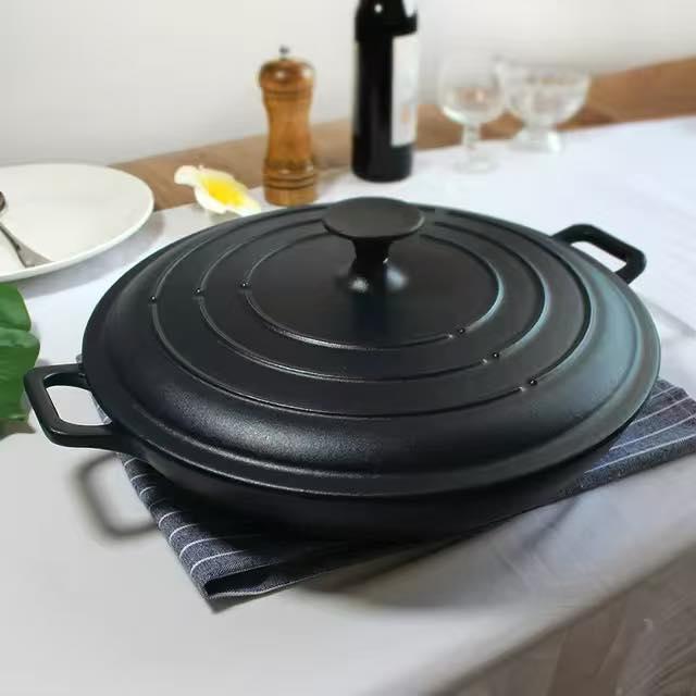 31cm 鑄鐵萬用煎鍋 (3)