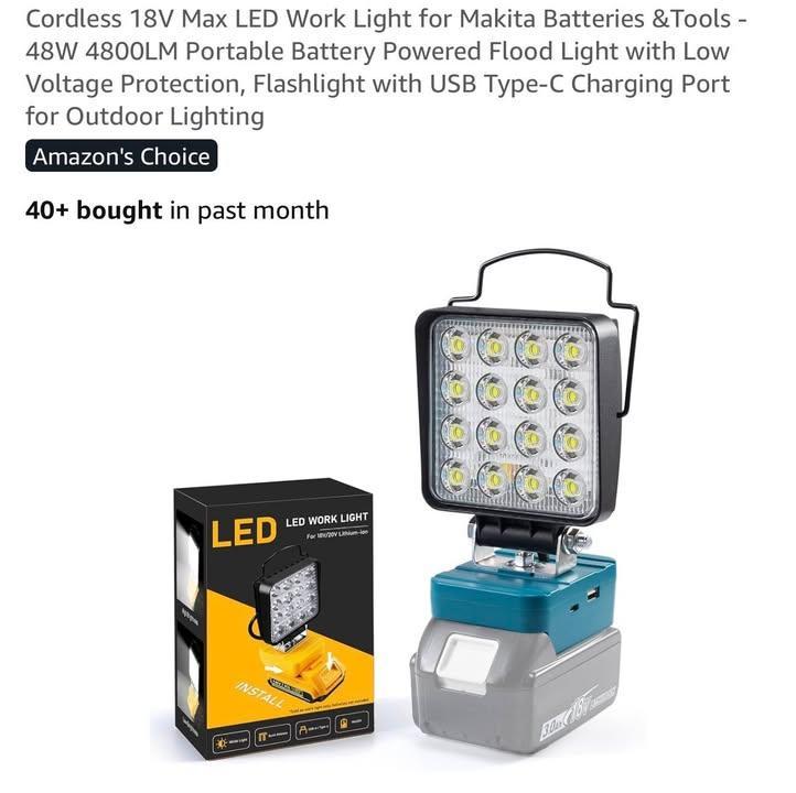 無線 18V 專業級 LED 工作燈 (8)